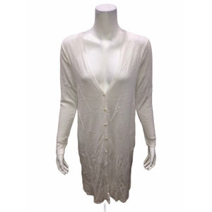 BROOKE SHIELDS Timeless Women's Petite Duster Cardigan Top Ivory PM Size